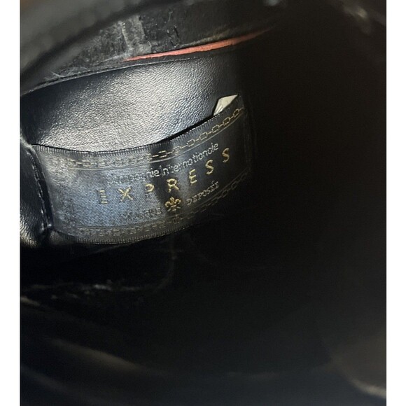 Compagnie Internationale Express Boots Women’s 7M Black Alpine Leather 90’s Rare - Picture 11 of 14